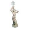 Садовые скульптуры Античная девушка с фонарем