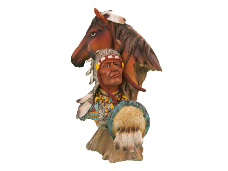 Статуэтка Лошадь с индейцем